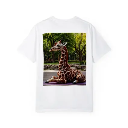 Giraffe Doing Yoga in Green Park