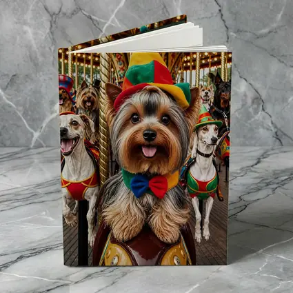 Yorkshire Terrier Dogs Dressed Carnival Carousel