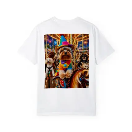 Yorkshire Terrier Clown Costume Carnival Carousel