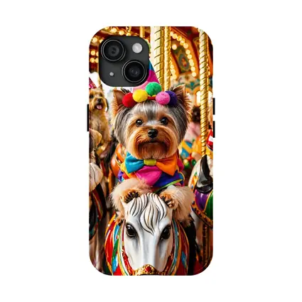 Yorkshire Terrier Clown Costume Carousel Carnival