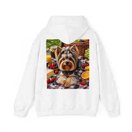 Yorkshire Terrier Picnic Blanket Fruits Summer
