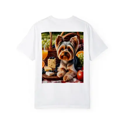 Yorkshire Terrier Picnic Cheese Fruits Basket