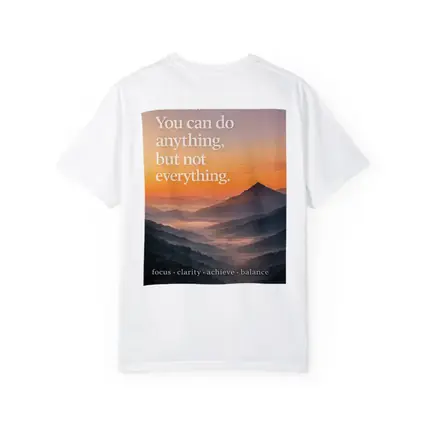 You Can Do Anything Motivational Mountain Sunset