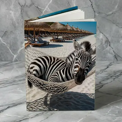 Zebra Relaxing in Hammock Beach Resort