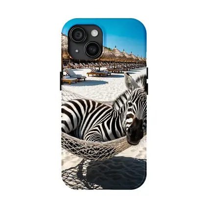 Zebra Relaxing in Hammock Beach Resort