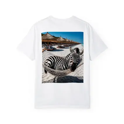 Zebra Relaxing in Hammock Beach Resort