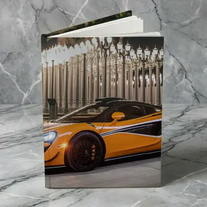 McLaren 570S Orange Night City Lights