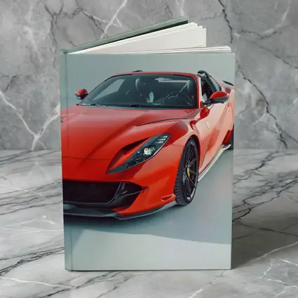 Ferrari 812 Superfast Red Studio Shot