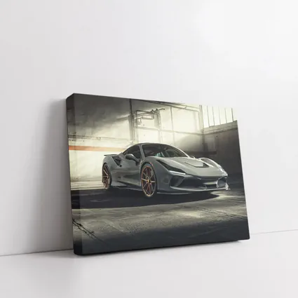 Ferrari F8 Tributo Gray Garage Setting
