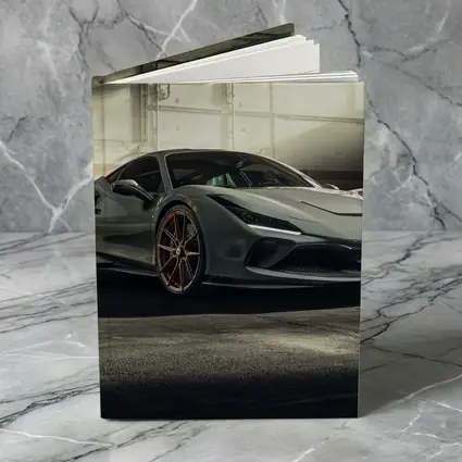 Ferrari F8 Tributo Gray Garage Setting