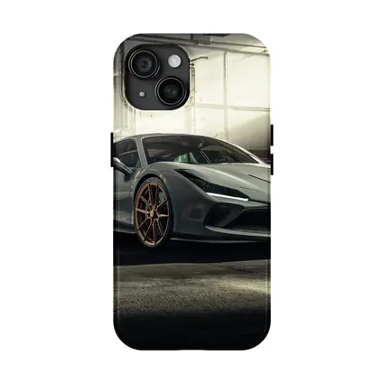 Ferrari F8 Tributo Gray Garage Setting
