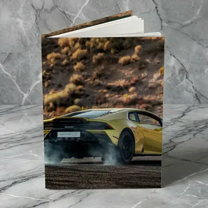 Lamborghini Huracan Yellow Desert Burnout Scene