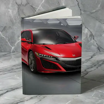 Acura NSX Red Supercar Studio Setting