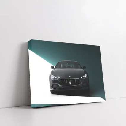 Maserati Ghibli Black Front Studio Shot