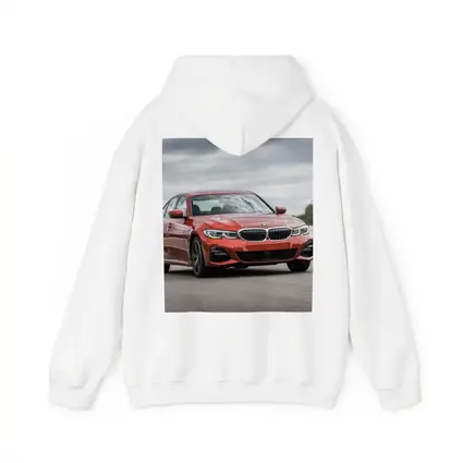 BMW 3 Series Red Sedan On Road
