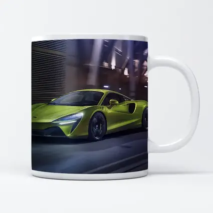 McLaren Artura Green Supercar City Night