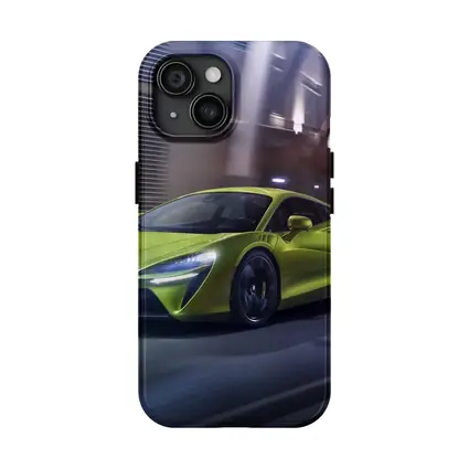 McLaren Artura Green Supercar City Night