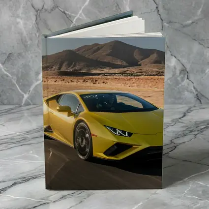 Lamborghini Huracan Yellow Desert Road Drive