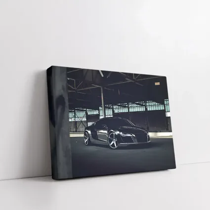 Audi R8 Black Supercar Dark Warehouse