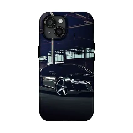Audi R8 Black Supercar Dark Warehouse