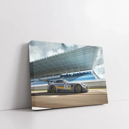 Mercedes AMG GT3 Racing on Track