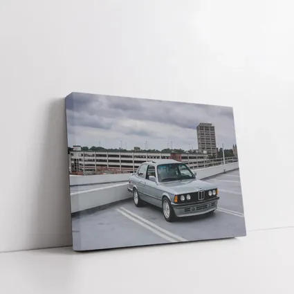 BMW E21 3 Series Rooftop Parking Gray