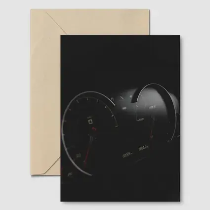 BMW M Digital Dashboard Gauges Dark Background
