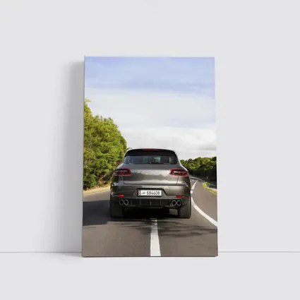 Porsche Macan S Driving Open Road