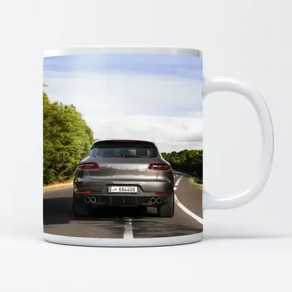Porsche Macan S Driving Open Road