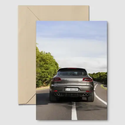 Porsche Macan S Driving Open Road