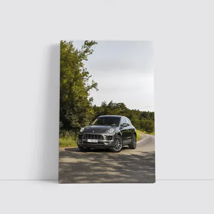 Porsche Macan S On Country Road