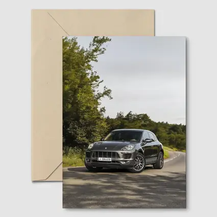 Porsche Macan S On Country Road