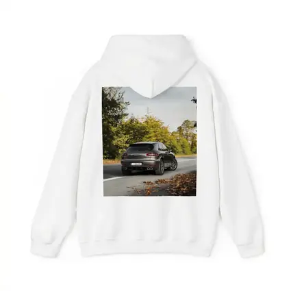 Porsche Macan S on Autumn Road