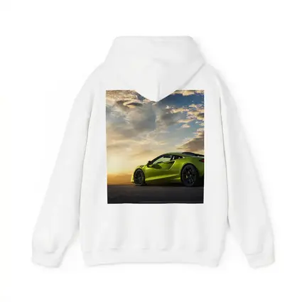 McLaren Artura Lime Green Sunset Sky