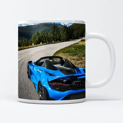 McLaren 765LT Spider Blue Mountain Road