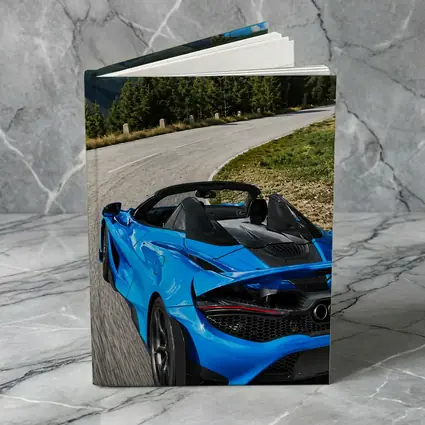 McLaren 765LT Spider Blue Mountain Road