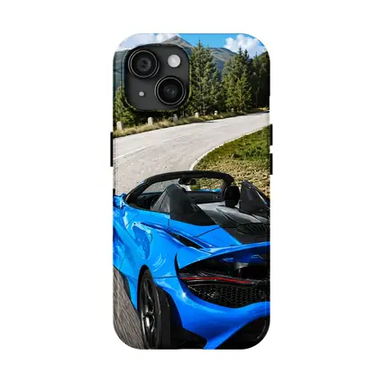 McLaren 765LT Spider Blue Mountain Road