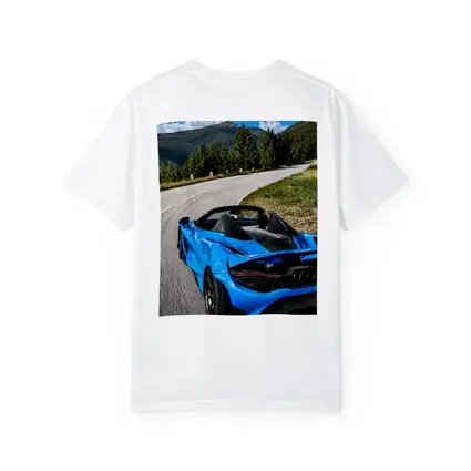 McLaren 765LT Spider Blue Mountain Road
