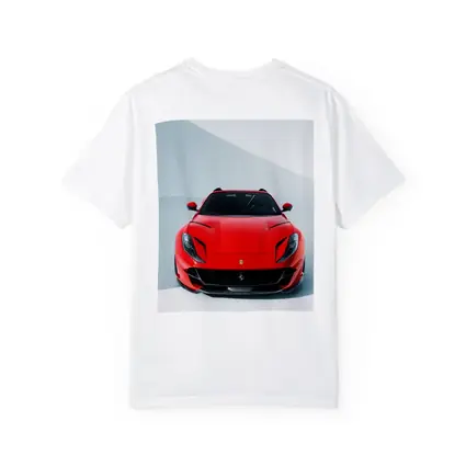 Ferrari 812 Superfast Red Minimal Studio