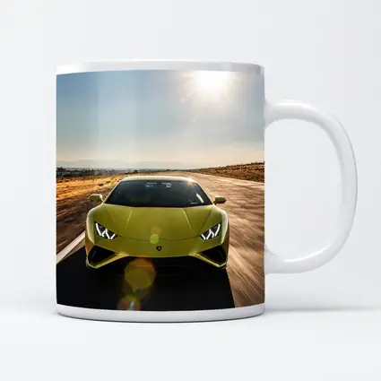 Lamborghini Huracan Green Desert Road Drive