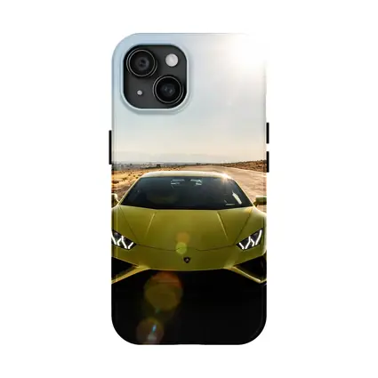 Lamborghini Huracan Green Desert Road Drive