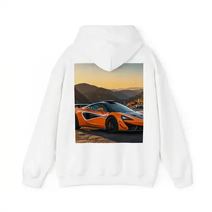 McLaren 570S Orange Supercar Mountain Sunset