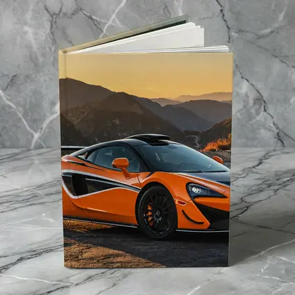 McLaren 570S Orange Supercar Mountain Sunset