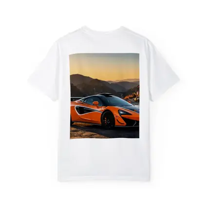 McLaren 570S Orange Supercar Mountain Sunset