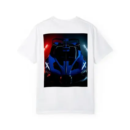 Bugatti Bolide Blue Supercar Neon Studio