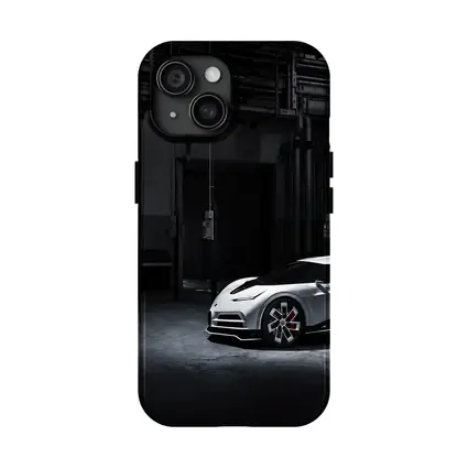 Bugatti Centodieci White Supercar Dark Warehouse