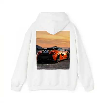 McLaren 620R Orange Supercar City Sunset