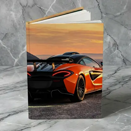 McLaren 620R Orange Supercar City Sunset