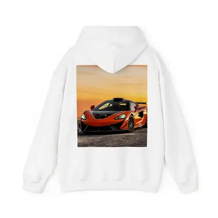 McLaren 620R Orange Supercar Sunset Sky