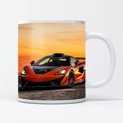 McLaren 620R Orange Supercar Sunset Sky